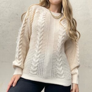 SUETER LARGO MARFIL